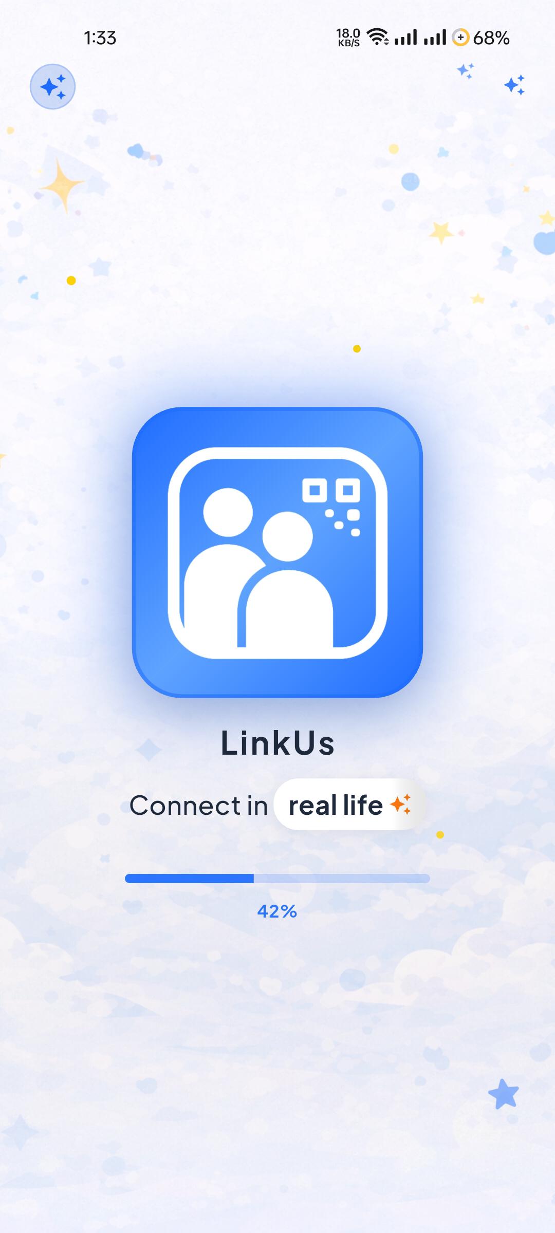 LinkUs splash screen
